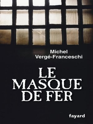 cover image of Le Masque de Fer